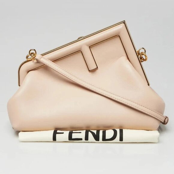 Fendi Beige Calfskin Leather Small First Bag 8BP129 - Picture 10 of 10